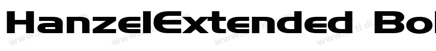 HanzelExtended Bold字体转换